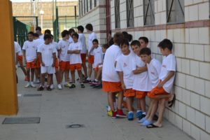 Campus de fútbol en La Palma del Condado.