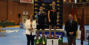 Carolina Marín en el Internacional de Madrid.