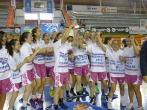 Equipo cadete femenino del Conquero Huelva.