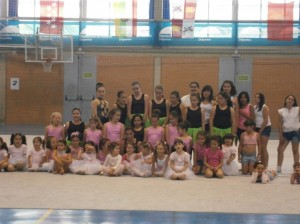 Escuela de gimnasia rítmica en El Portil.