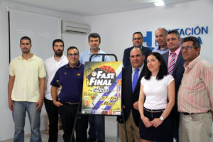 Presentación de la fase final provincial de baloncesto masculino en Beas.