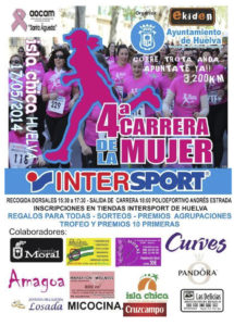 Cartel de la IV Carrera de la Mujer.