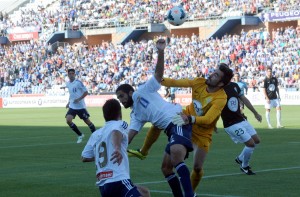 Menosse, autor del gol que valió el empate ante el Córdoba. (Espínola)