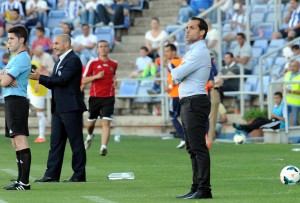 Sergi Barjuan, técnico del Recreativo de Huelva. (Espínola)