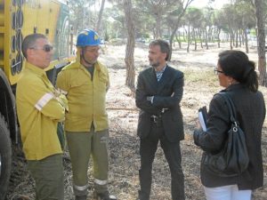 visita trabajos preventivos Infoca - Pinos del Mar 01