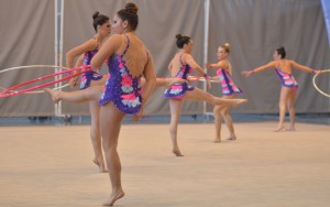 Torneo de gimnasia rítmica en Ayamonte. (Rúa)