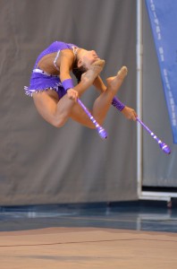 Torneo de gimnasia rítmica en Ayamonte. (Rúa)