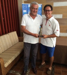 Carlos Ortega, ganador del Trofeo Colombino de golf.