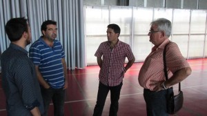 Escuela de iniciación al bádminton en San Juan del Puerto.