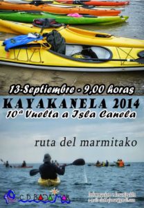 Vuelta a Isla Canela en kayak.