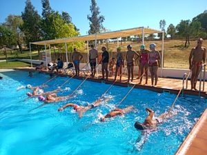 Nadadores del Club Natación Huelva.