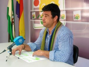 Javier Valderas, portavoz IU en Lepe