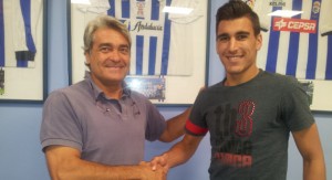 Diego Jiménez, nuevo jugador del Recreativo de Huelva.