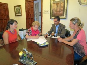 durante la firma del convenio