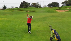 Laura López, golfista ayamontina.