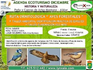 AGENDA DICIEMBRE P.N. SIERRA ARACENA Y PICOS AROCHE