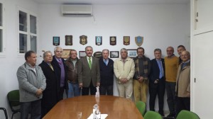 Consejo de Hermandades y Cofradías con el Club Marítimo de Huelva.