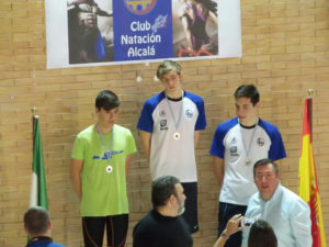 Nadadores del Club Natación Colombino.