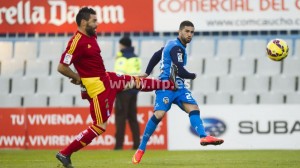 Córcoles presiona a Marcos del Sabadell.