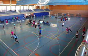 Campeonato Provincial de voleibol en Isla Cristina.