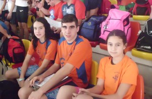 Nadadores del Club Natación Huelva.