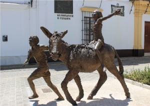 Escultura-Platero Moguer