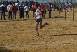 Miguel Beltrán en el circuito de cross que lleva su nombre.