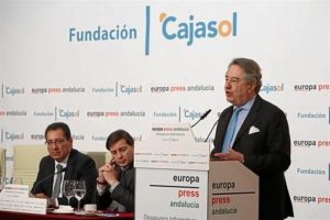 Javier Targhetta en su intervención en los Desayunos de Europa Press.