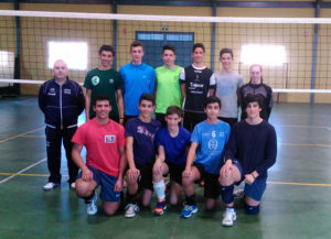 Selección onubense de voleibol cadete.