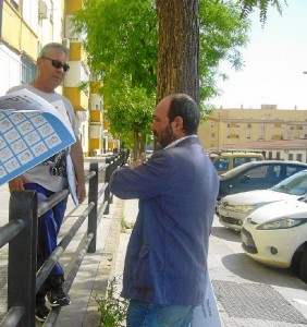 Pedro Jimenez en barriada Perez Cubillas