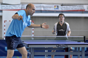 Yimi Rúa, del Conservas Lola de tenis de mesa.