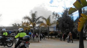 Parque Zafra incendio