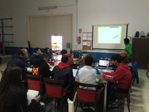 Curso de iniciadores al piragüismo.