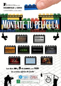 Cartel Proyeccion Montate tu Pelicula A4