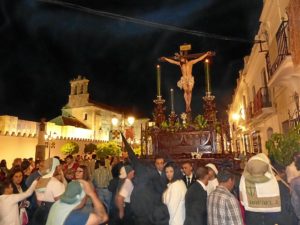 Cristo de Vera Cruz a su paso por carrera oficial