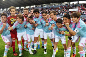 Celta, campeón en el Mundialito 2015.