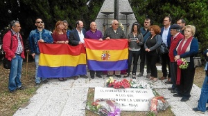 Homenaje republicano IU Huelva