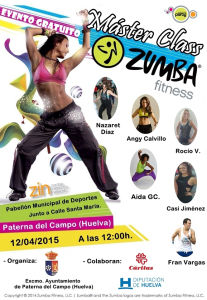 Master Class Zumba en Paterna del Campo.