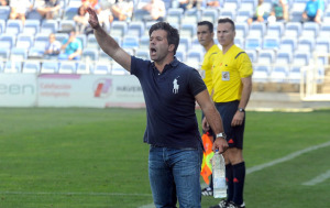 Jose Dominguez, técnico del Recreativo de Huelva. (Espínola)