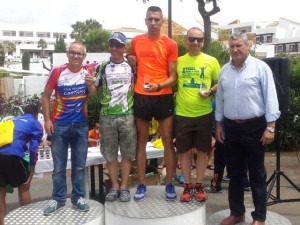 Ganadores de la Media Maraton de Cartaya.