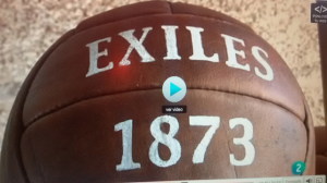 Exiles, posible primer club británico que jugara en España en 1873.