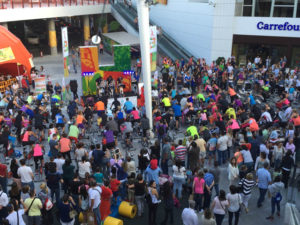 Ciclotón en el Centro Comercial Holea.