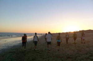 Nordic Walking Nocturno en Islantilla.