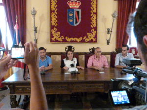 Rueda de Prensa alcaldes en Almonte