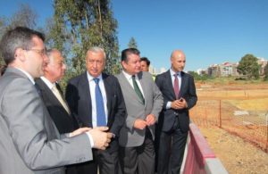 visita de gomez pomar a las obras del ave en Huelva 5340_800