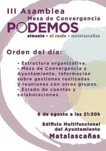 cartel asamblea