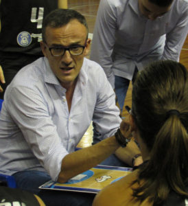 Gabriel Carrasco, técnico del CB Conquero.