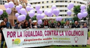 Movilizacion Feminista de IU en Huelva