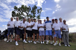 Equipo inglés de golf en Costa Esuri.