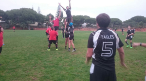 Partido amistoso del Huelva Unión Rugby sub 18.